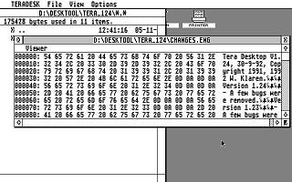 Tera Desktop atari screenshot